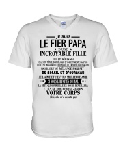 Cadeau spécial pour papa AH05 V-Neck T-Shirt tile