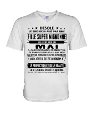 Cadeau parfait pour les proches AH05up2 V-Neck T-Shirt tile