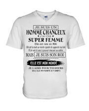 Cadeau pour mari CTP05 V-Neck T-Shirt tile