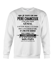 JE SUIS UN PÈRE CHANCEUX -J'AI UN FILS GÉNIAL AH00 Crewneck Sweatshirt tile