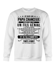 Cadeau pour papa et fils Crewneck Sweatshirt tile