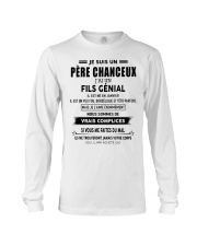 Je suis un Père Chanceux- Fils Génial- kun 01 Long Sleeve Tee thumbnail