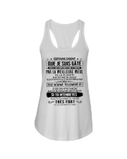 I love and be protected by the best mother 7 Ladies Flowy Tank tile