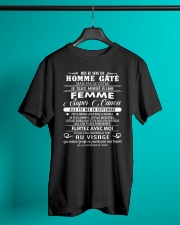 I married a super hot woman w 9 Classic T-Shirt lifestyle-mens-crewneck-front-3