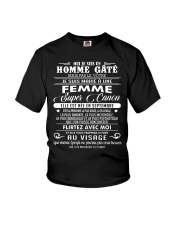 I married a super hot woman w 9 Youth T-Shirt tile