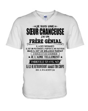 cadeau pour frere et soeur Kun tattoos V-Neck T-Shirt tile