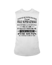 Vous ne me faites pas peur j'ai une fille Sleeveless Tee tile