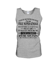 Vous ne me faites pas peur j'ai une fille Unisex Tank tile