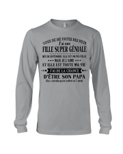 Vous ne me faites pas peur j'ai une fille Long Sleeve Tee tile