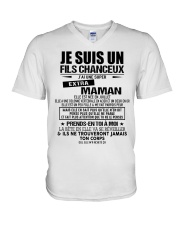 Cadeau spécial pour fils AH07 V-Neck T-Shirt tile