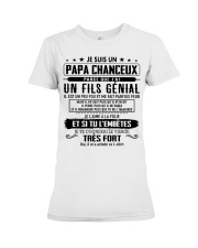Cadeau spécial pour papa- Son to Dad-00 Premium Fit Ladies Tee tile