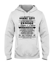 I married a super hot woman-W 11 Hooded Sweatshirt tile