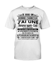 Je suis un homme chanceux - T03 Mars Classic T-Shirt front