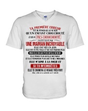 Gift for Son - Mom CTP06 V-Neck T-Shirt tile