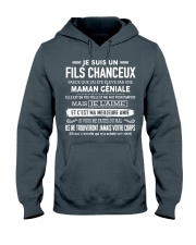 Cadeau spécial pour fils - 00 black Hooded Sweatshirt tile