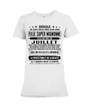 I was caught by a super cute girl 7 Premium Fit Ladies Tee tile