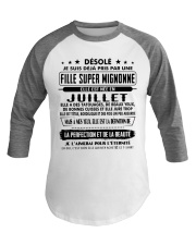 I was caught by a super cute girl 7 Baseball Tee tile