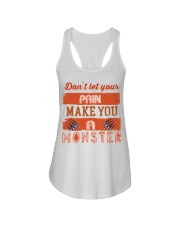dont let your pain make you a monster Ladies Flowy Tank tile
