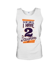 You cant scare me I have 2 daughters Unisex Tank tile