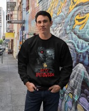 Happy Halloween Annabelle Crewneck Sweatshirt lifestyle-unisex-sweatshirt-front-2