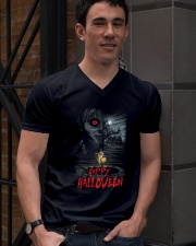 Happy Halloween Annabelle V-Neck T-Shirt lifestyle-mens-vneck-front-2