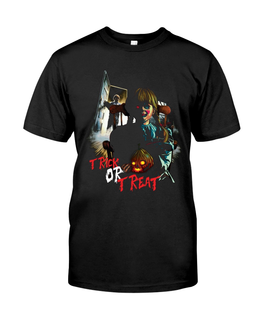 Halloween Annabelle Trick or Treat Premium Fit Mens Tee