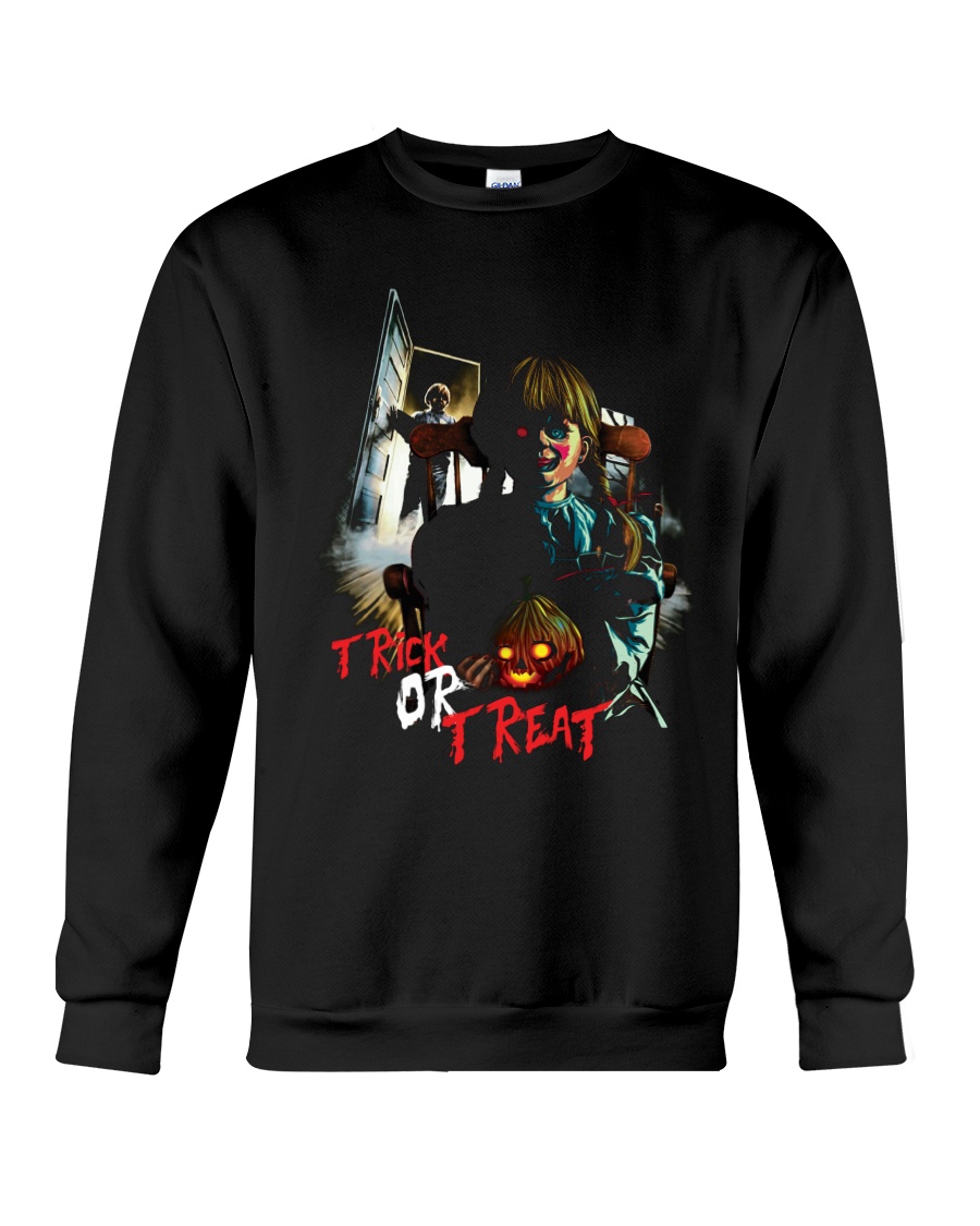 Halloween Annabelle Trick or Treat Crewneck Sweatshirt