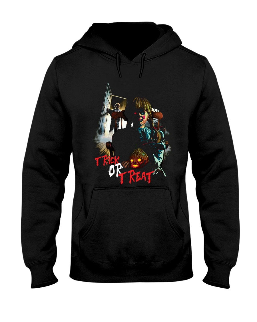 Halloween Annabelle Trick or Treat Hooded Sweatshirt