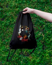 Halloween Annabelle Trick or Treat Drawstring Bag lifestyle-drawstringbag-front-3