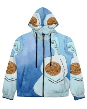 The Center Women's All Over Print Full Zip Hoodie tile