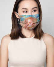 Peaceful Girl 3 Layers Mask 3 Layer Face Mask - Single aos-face-mask-3-layers-lifestyle-front-01