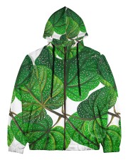 Green Plant Men's All Over Print Full Zip Hoodie tile