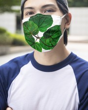 Green Plant 3 Layers Mask 3 Layer Face Mask - Single aos-face-mask-3-layers-lifestyle-front-16