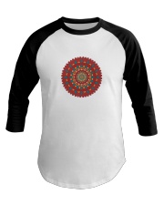 Christmas Mandala Baseball Tee tile