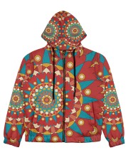 Christmas Mandala Women's All Over Print Full Zip Hoodie tile