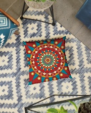 Christmas Mandala Square Pillowcase aos-pillow-square-front-lifestyle-01