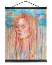 Peaceful Girl 16x20 Black Hanging Canvas thumbnail