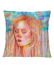 Peaceful Girl Square Pillowcase back