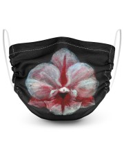 Orchid on Black Masks tile