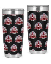 Orchid on Black 20oz Tumbler tile