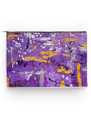 Purple Abstract Accessory Pouch tile