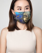 Peaceful 3 Layers Mask 3 Layer Face Mask - Single aos-face-mask-3-layers-lifestyle-front-01