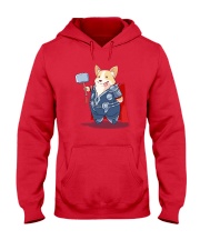 Super Corgi Hooded Sweatshirt front