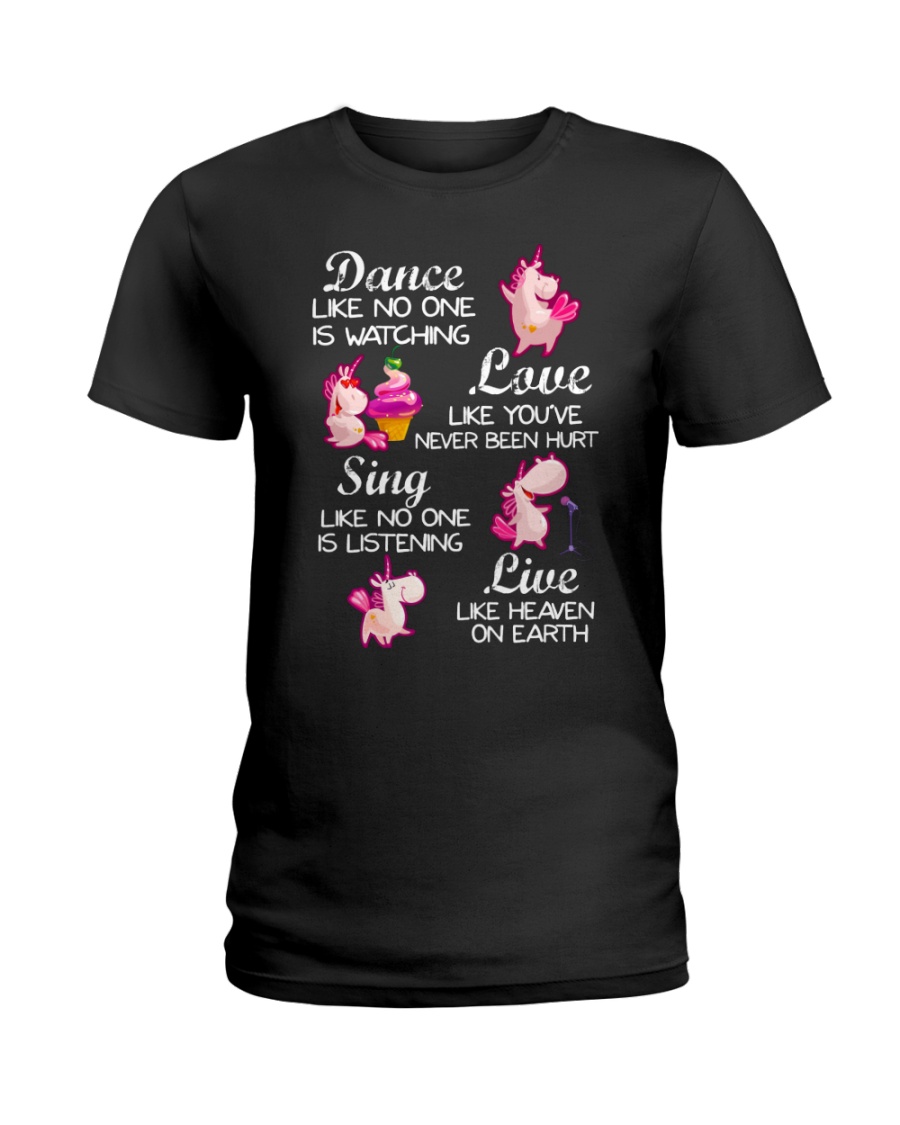 Live Like Heaven On Earth Ladies T-Shirt