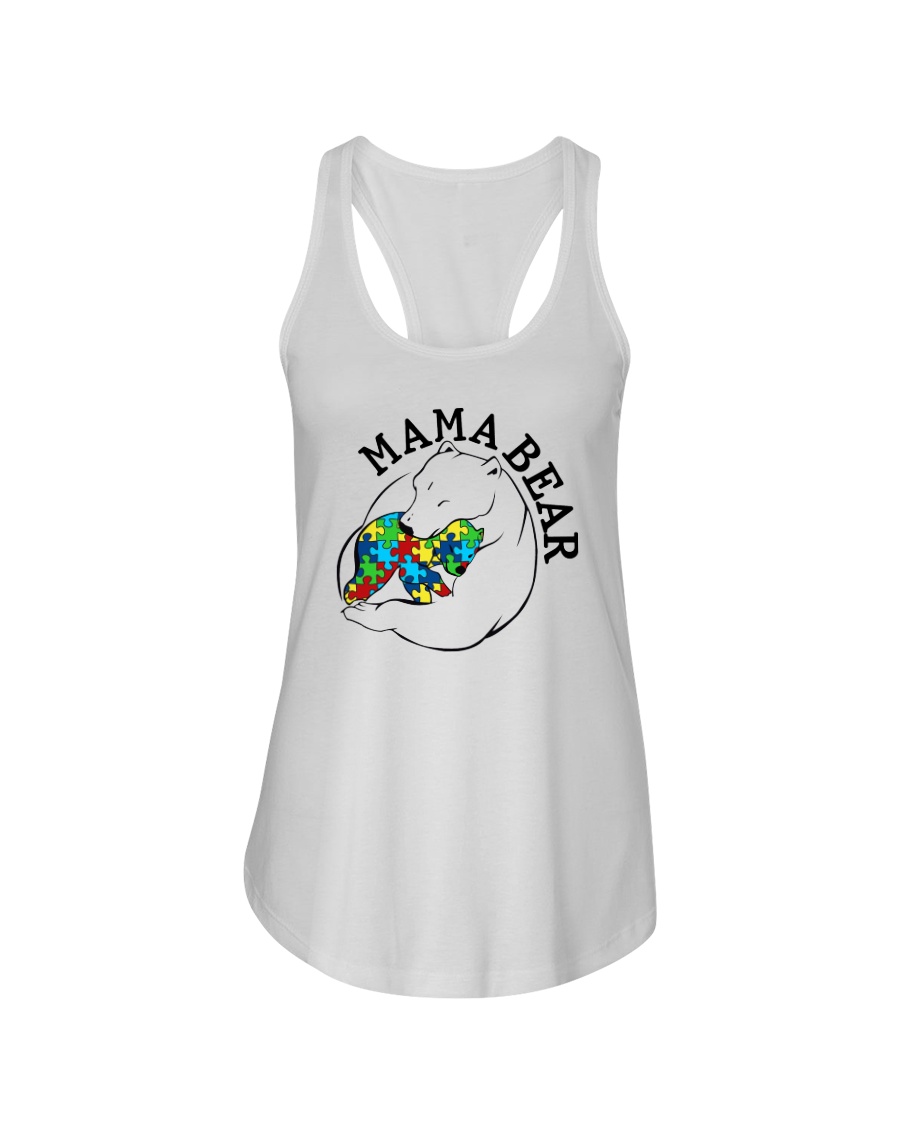 Mama Bear - Autism Shirt Ladies Flowy Tank