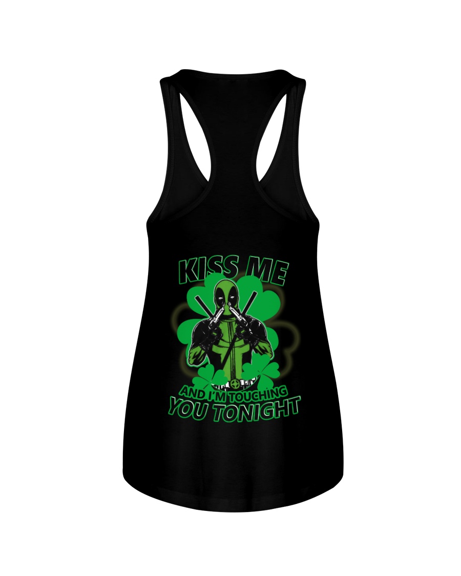 Kiss Me And I'm Touching You Tonight Ladies Flowy Tank