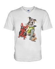 Dog Squad V-Neck T-Shirt thumbnail