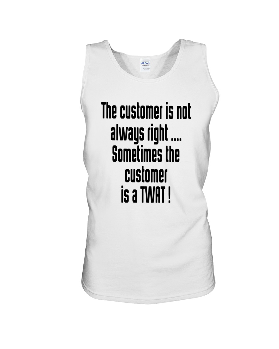 Christmas-thecustomerisnotalwaysright Unisex Tank