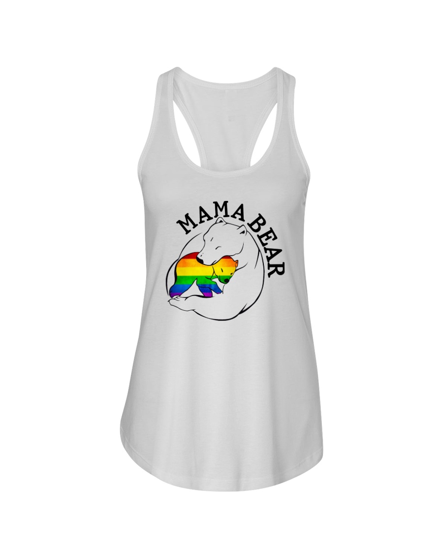 Mama Bear - Gay Shirt Ladies Flowy Tank