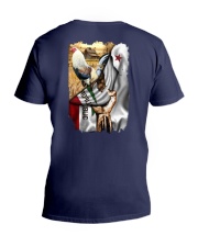 Rooster California Flag V-Neck T-Shirt thumbnail